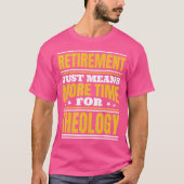 Pensionering meer tijd voor theologie t-shirt (Voorkant)