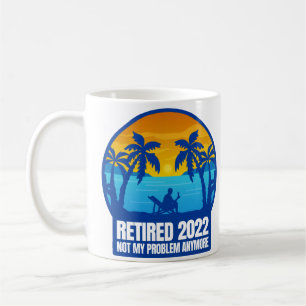 pensionering met pensioen 2022 grappig niet mijn p koffiemok