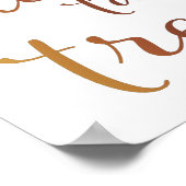 Pensionering Neem een zoete afdruk Poster (Hoek)