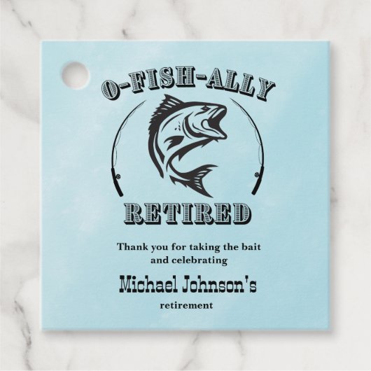 Pensionering O-vis-bondgenoot gepensioneerd grappi Bedankjes Labels (Voorkant)