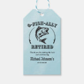 Pensionering O-vis-bondgenoot gepensioneerd grappi Cadeaulabel (Voorkant)