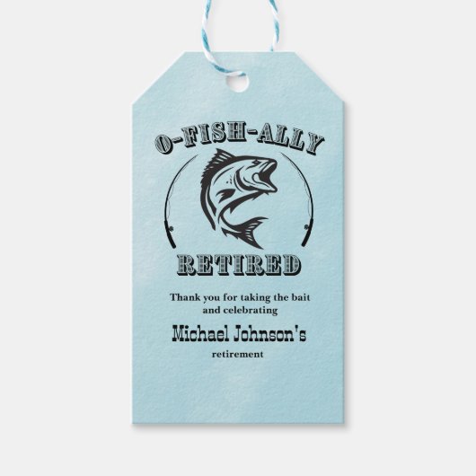 Pensionering O-vis-bondgenoot gepensioneerd grappi Cadeaulabel (Voorkant)