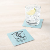 Pensionering O-vis-bondgenoot gepensioneerd grappi Kartonnen Onderzetters (Insitu)