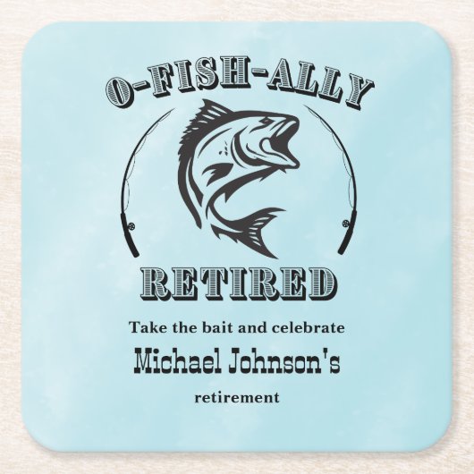 Pensionering O-vis-bondgenoot gepensioneerd grappi Kartonnen Onderzetters (Voorkant)