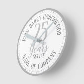 Pensionering of langdurige dienst ronde klok (Hoek)