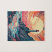 Pensionering, Ontspannen bij het strand Jigsaw Puz Legpuzzel (Horizontaal)