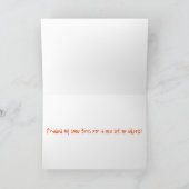 Pensionering - Oranje Golfkartonnen nieuwe wielset Kaart (Binnen)