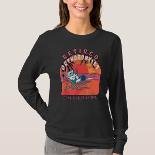  pensionering orthodontist t-shirt