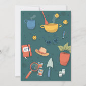 Pensionering Party Genieten Party Hobbies Mannen v Kaart (Achterkant)