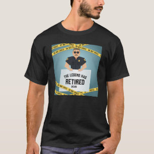 Pensionering politieagent t-shirt