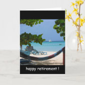 pensionering relaxin kaart (Gele Bloem)