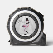 Pensionering staat je goed! Dapper Pink Flamingo Rolmaat (Voorkant)