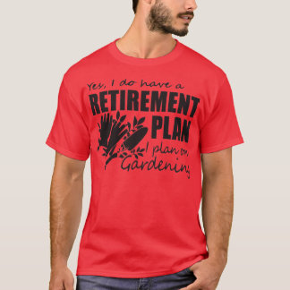 pensionering t-shirt