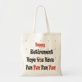 pensionering tote bag