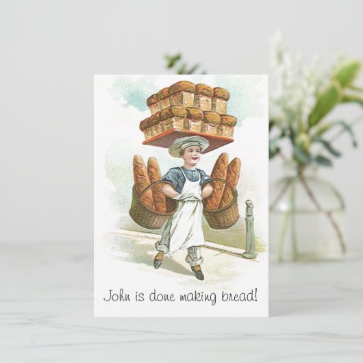  pensionering Uitnodigingen tot het maken van broo (Staand voorkant)