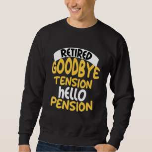 Pensionering Vaarwel Spanning Pensioen Trui