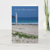 Pensionering, Vakantie, Onderbreking Kaart (Voorkant)