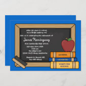 Pensionering van Blackboard Teacher die je op COLO Kaart (Voorkant / Achterkant)