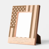 Pensionering van de Amerikaanse politie Gegraveerde Lijstjes (Links)