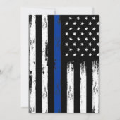 Pensionering van de Kantoor van de blauwe lijnpoli Kaart (Achterkant)