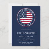 Pensionering van de patriottische militaire dienst kaart (Voorkant)