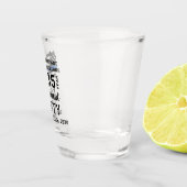 Pensionering van de politie - Aangepersonaliseerd  Shot Glas (Rechts)