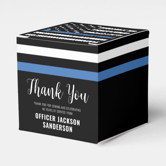 Pensionering van de politie in het kader van de bl bedankdoosjes (Voorkant Zijde)