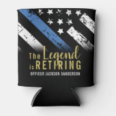 Pensionering van de politie in het kader van de bl blikjeskoeler (Voorkant)