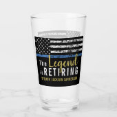 Pensionering van de politie in het kader van de bl glas (Achterkant)