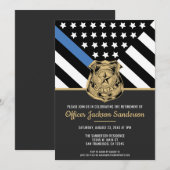 Pensionering van de politie in het kader van de bl kaart (Voorkant / Achterkant)