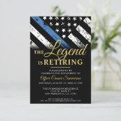 Pensionering van de politie in het kader van de bl kaart (Staand voorkant)