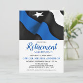 Pensionering van de politie in het kader van de bl kaart (Staand voorkant)