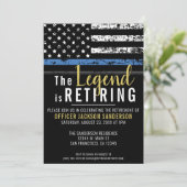 Pensionering van de politie in het kader van de bl kaart (Staand voorkant)