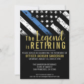 Pensionering van de politie in het kader van de bl kaart (Voorkant)