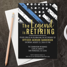 Pensionering van de politie in het kader van de bl