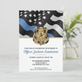 Pensionering van de politie in het kader van de bl kaart (Staand voorkant)