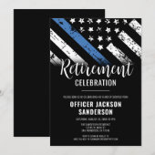 Pensionering van de politie in het kader van de bl kaart (Voorkant / Achterkant)