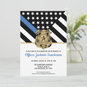 Pensionering van de politie in het kader van de bl kaart (Staand voorkant)