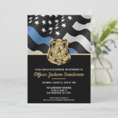 Pensionering van de politie in het kader van de bl kaart (Staand voorkant)