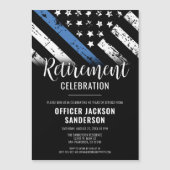 Pensionering van de politie in het kader van de bl magnetische uitnodiging (Voorkant)