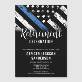 Pensionering van de politie in het kader van de bl magnetische uitnodiging