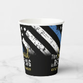 Pensionering van de politie in het kader van de bl papieren bekers (Links)