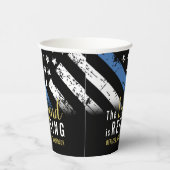 Pensionering van de politie in het kader van de bl papieren bekers (Rechts)