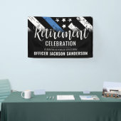 Pensionering van de politie in het kader van de bl spandoek (Beurs)