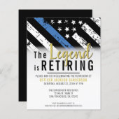 Pensionering van de politie in het kader van een b (Voorkant / Achterkant)