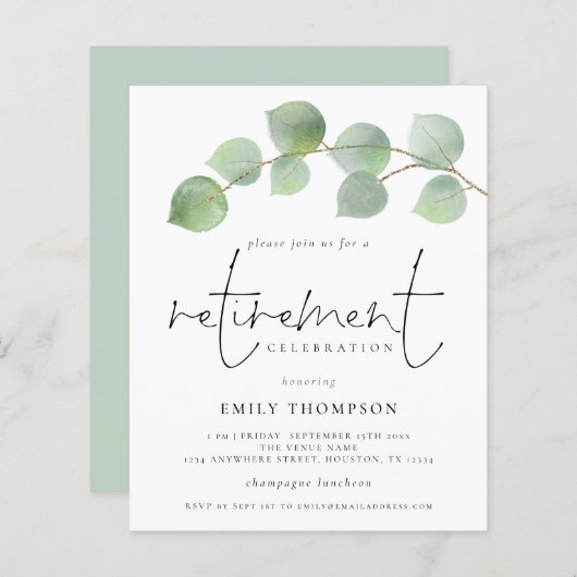 Pensionering van de vervroegde uittreding uit de b (Voorkant / Achterkant)