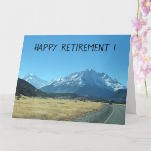 pensionering van een roadtrip kaart