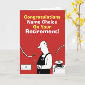 pensionering van elektricien kaart (Gele Bloem)