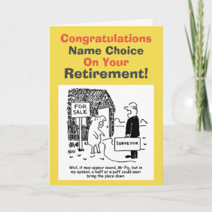 pensionering van landmeter kaart