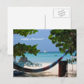 pensionering van relaxin briefkaart (Voorkant / Achterkant)